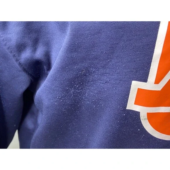 Auburn University Unisex Large Hoodie Champion Blue Orange Tigers - Picture 8 of 10